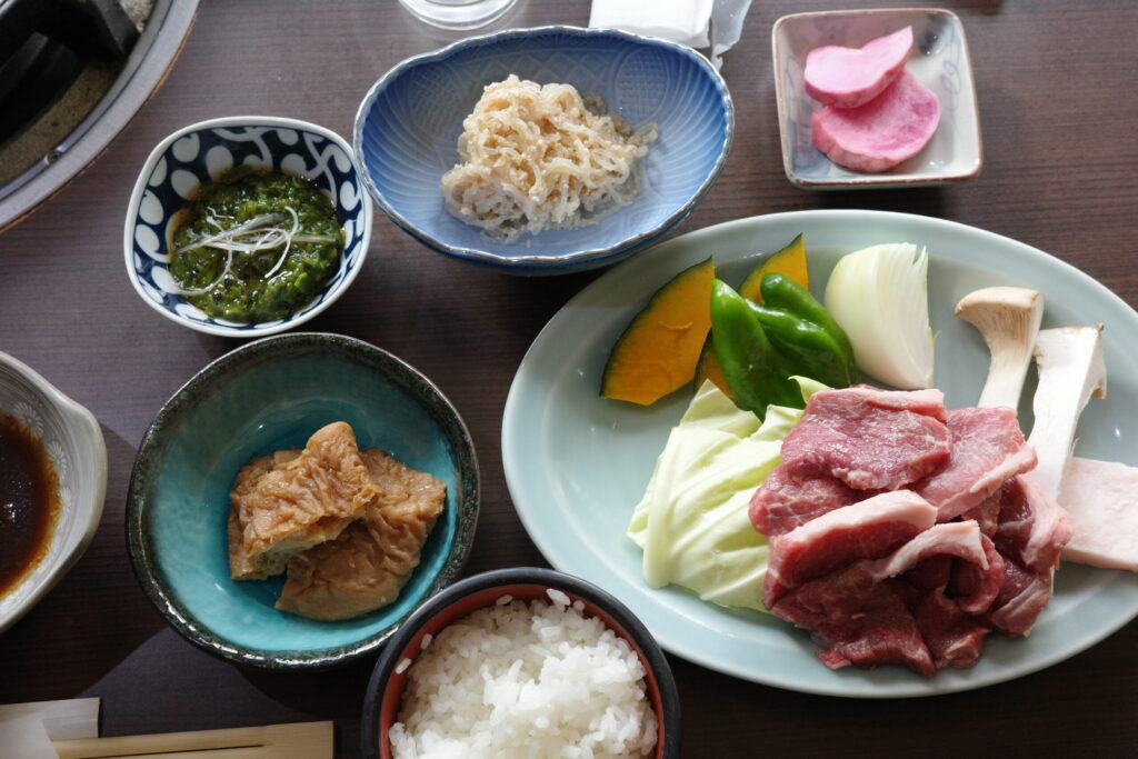 ジンギスカン定食の画像