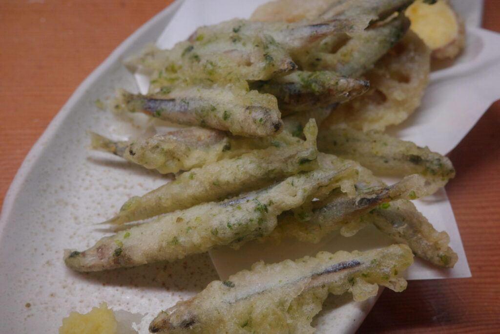 きびなごの磯部揚げの画像