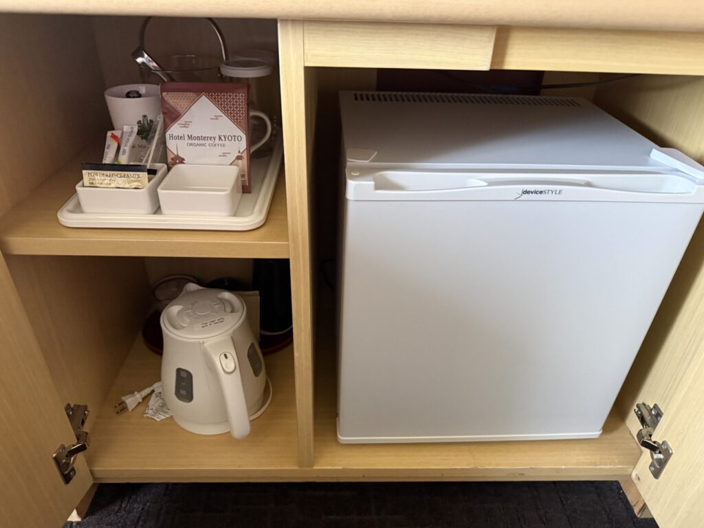 ホテルモントレ京都の部屋の設備の画像