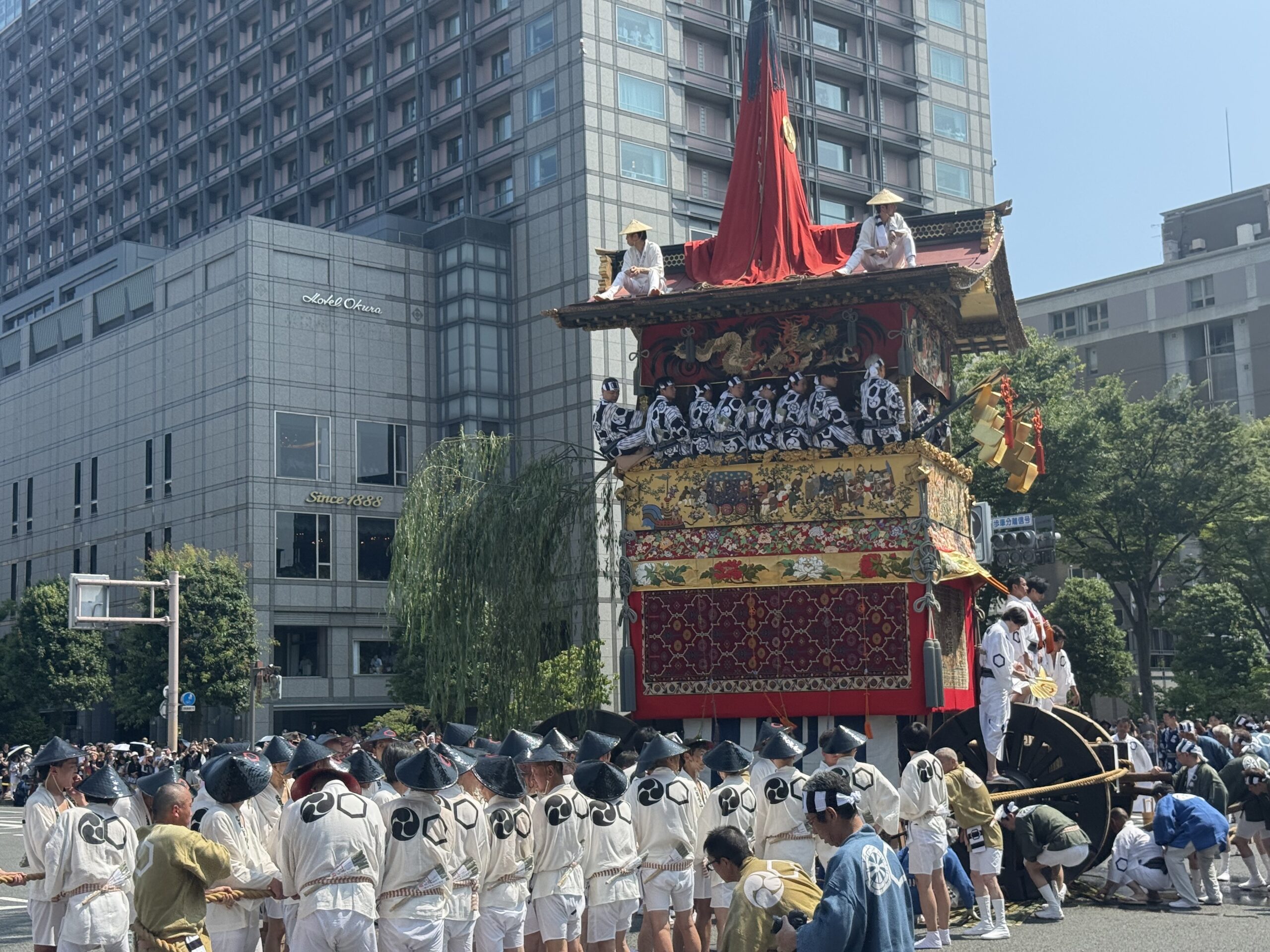 山鉾巡行 辻廻し