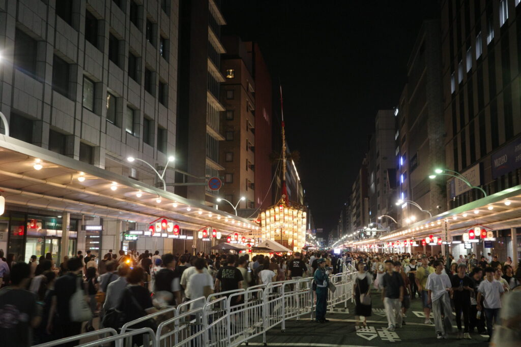 祇園祭 宵山 混雑状況