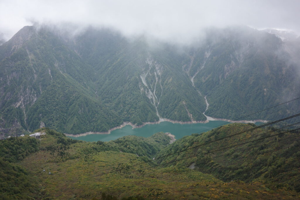 大観峰 雨