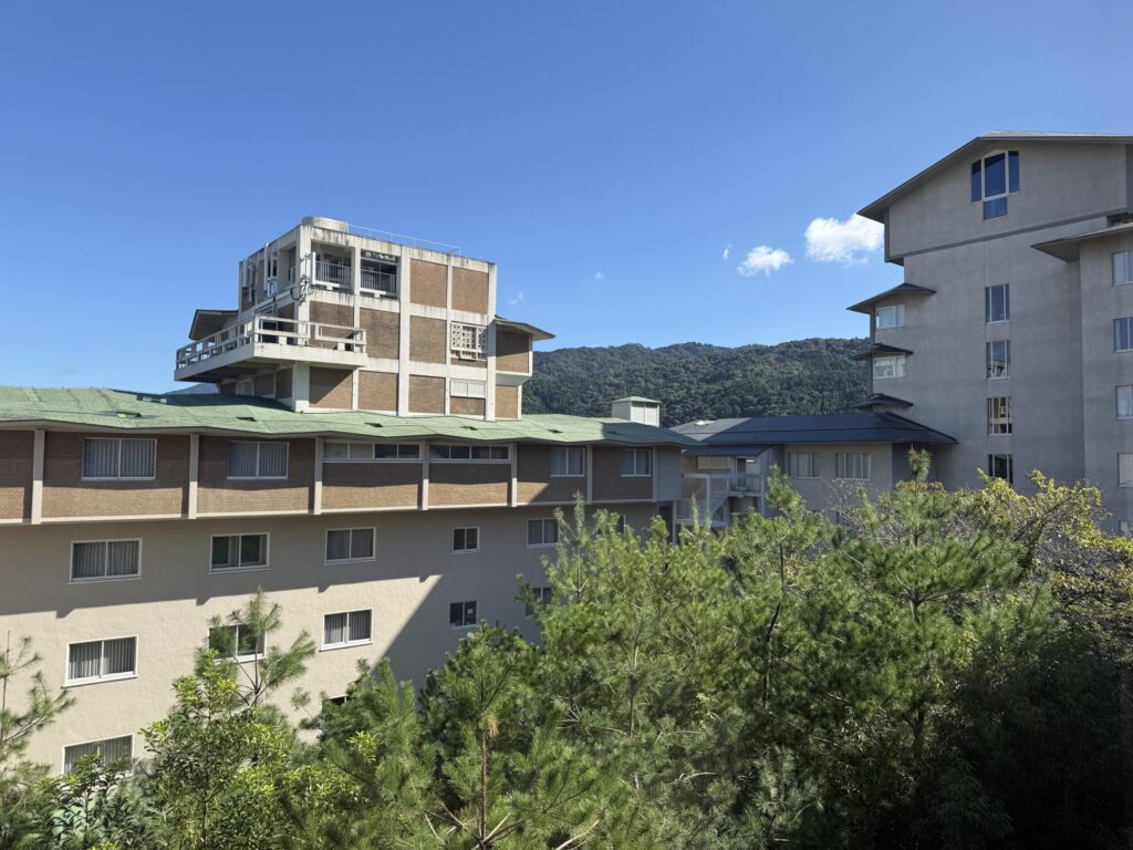 ウェスティン都ホテル京都 客室からの景色